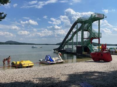 Pláž a aquapark ve Starých Splavech